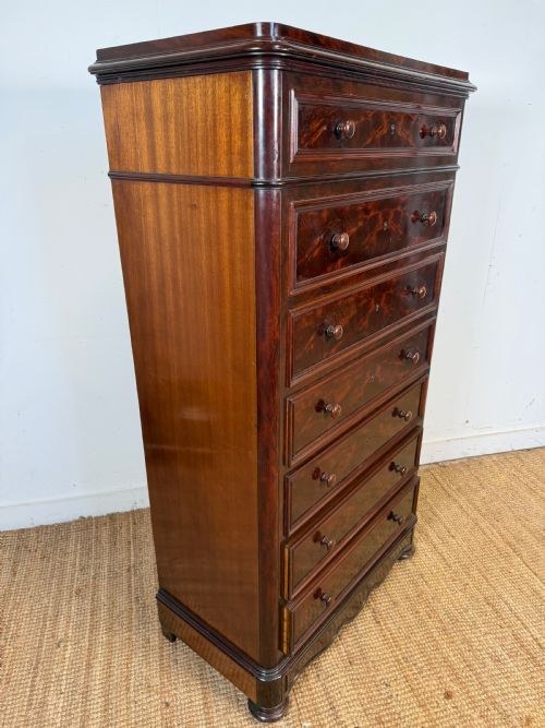 TALL NARROW CHEST OF DRAWERS SEMAINIER - ADDITIONAL PHOTO 4