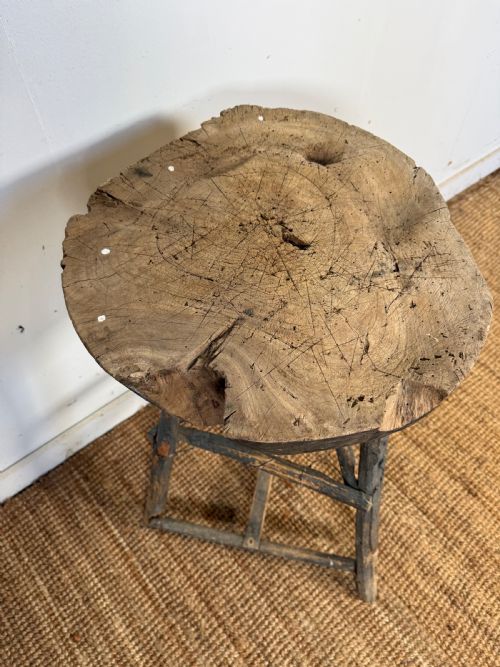 RUSTIC CHOPPING BLOCK BUTCHERS BLOCK - ADDITIONAL PHOTO 3