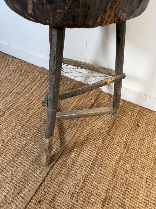 RUSTIC CHOPPING BLOCK BUTCHERS BLOCK - ADDITIONAL PHOTO 5