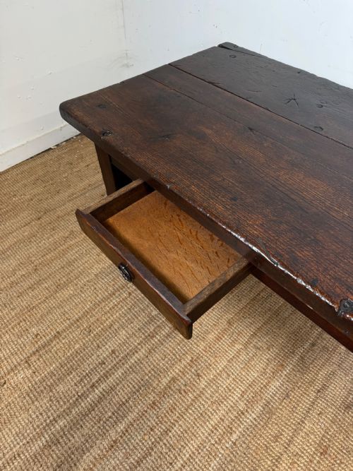 18TH CENTURY OAK FARMHOUSE TABLE - ADDITIONAL PHOTO 8