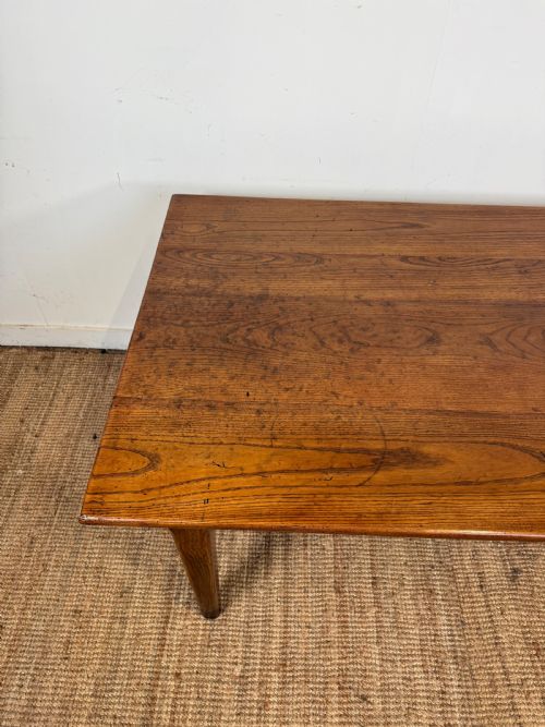LATE 19TH CENTURY CHESTNUT FARMHOUSE TABLE - ADDITIONAL PHOTO 4