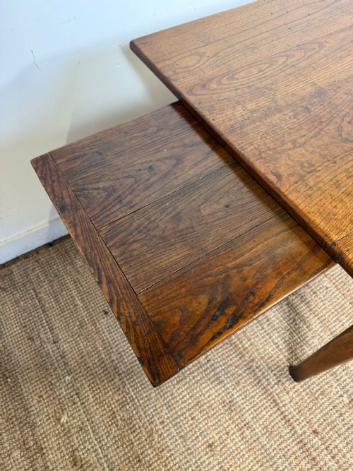 LATE 19TH CENTURY CHESTNUT FARMHOUSE TABLE - ADDITIONAL PHOTO 8