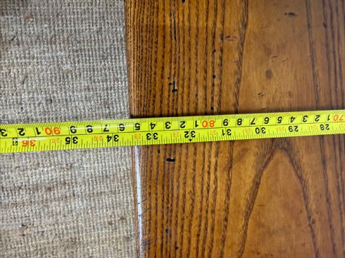 LATE 19TH CENTURY CHESTNUT FARMHOUSE TABLE - ADDITIONAL PHOTO 10