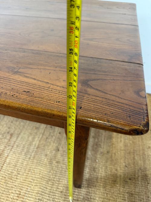 LATE 19TH CENTURY CHESTNUT FARMHOUSE TABLE - ADDITIONAL PHOTO 12