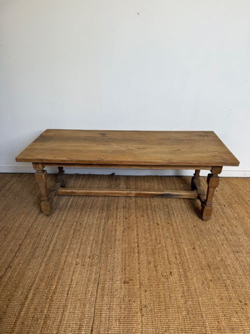 SCRUBBED OAK REFECTORY TABLE