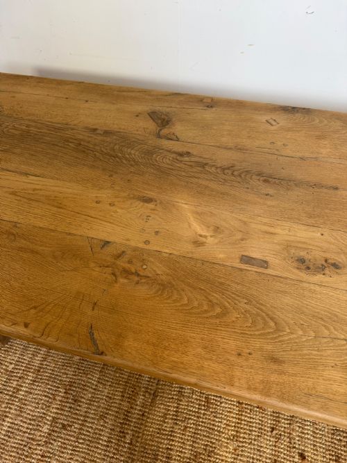 SCRUBBED OAK REFECTORY TABLE - ADDITIONAL PHOTO 5