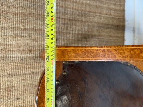 LATE 19TH CENTURY BURR ELM DESK CHAIR - ADDITIONAL PHOTO 5