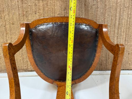 LATE 19TH CENTURY BURR ELM DESK CHAIR - ADDITIONAL PHOTO 10