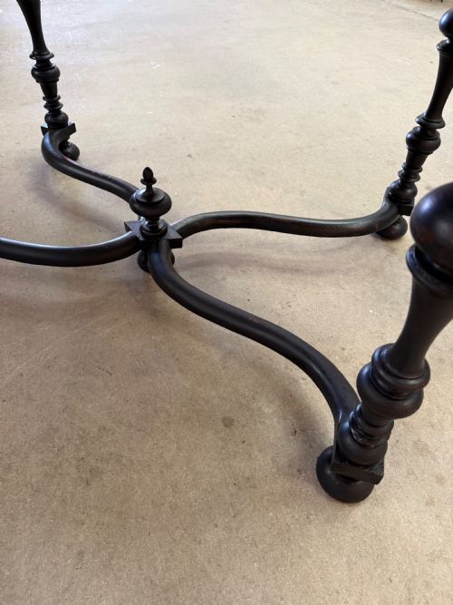 MID 19TH CENTURY PAINTED CENTRE TABLE WRITING TABLE - ADDITIONAL PHOTO 3