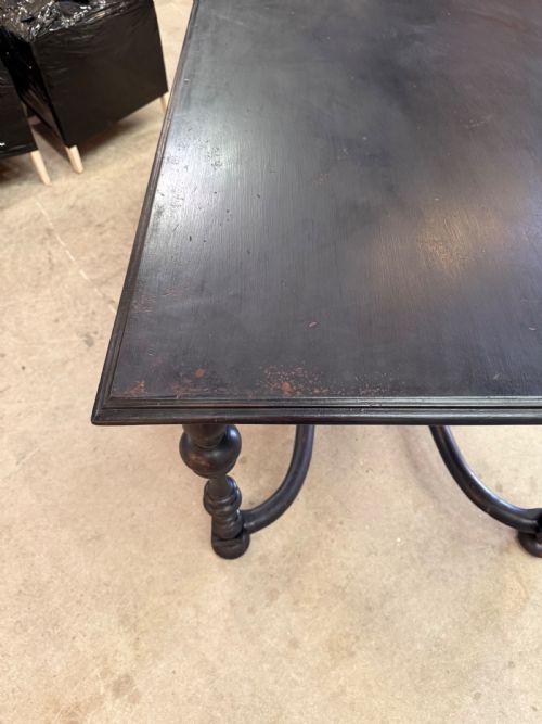 MID 19TH CENTURY PAINTED CENTRE TABLE WRITING TABLE - ADDITIONAL PHOTO 5