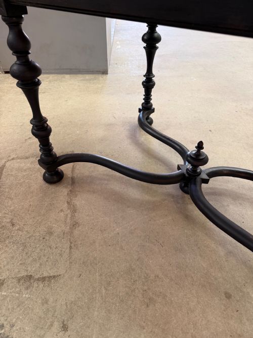 MID 19TH CENTURY PAINTED CENTRE TABLE WRITING TABLE - ADDITIONAL PHOTO 8