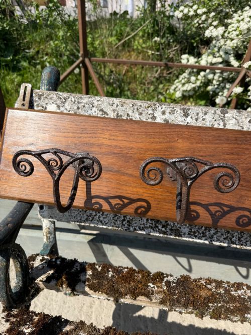 ART DECO WROUGHT IRON COAT RACK - ADDITIONAL PHOTO 5