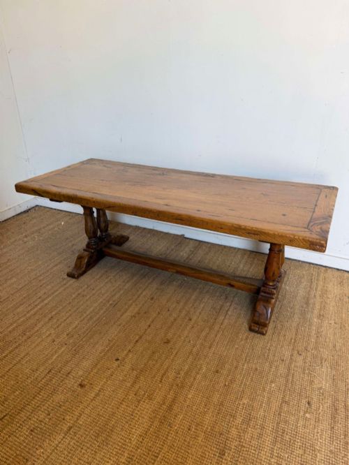 Early 20th Century Louis XVI Style Oak Refectory Table