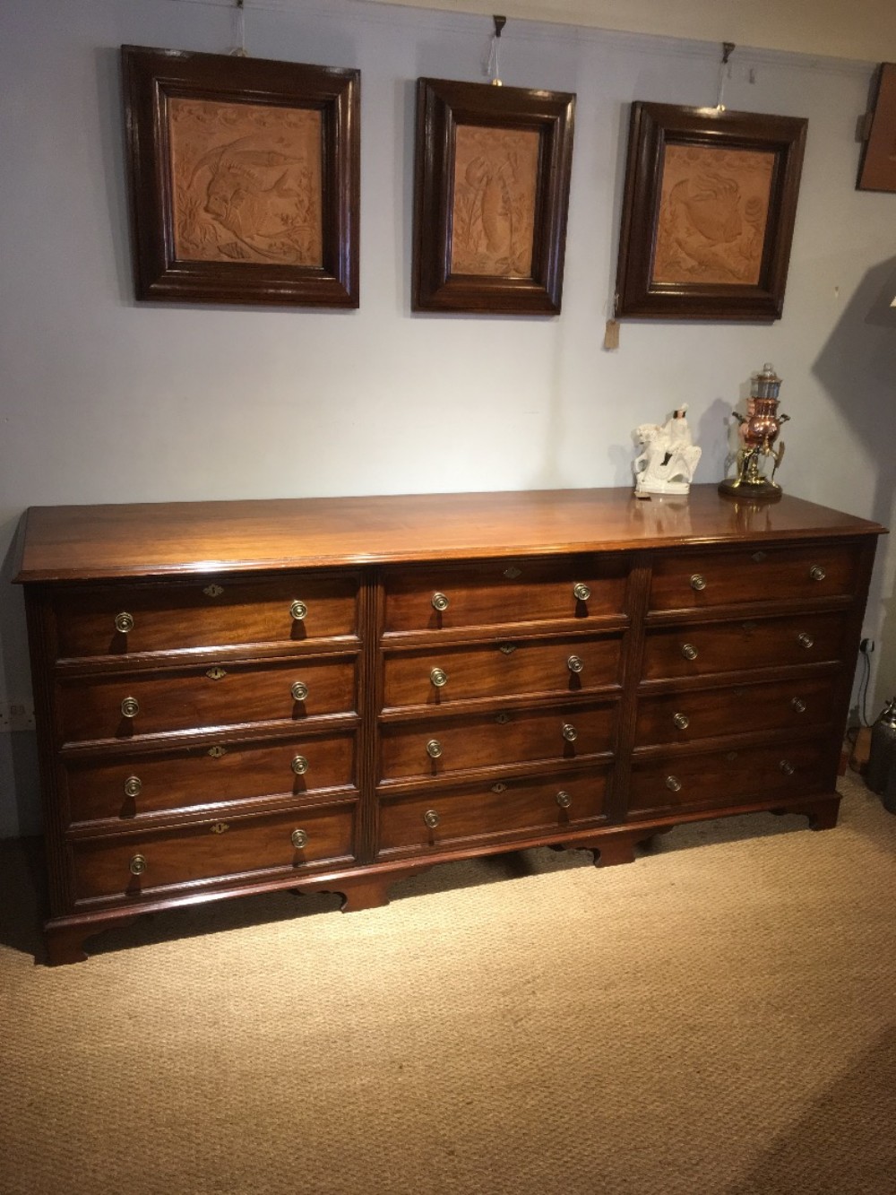 Haberdashers drawers / large bank of drawers 