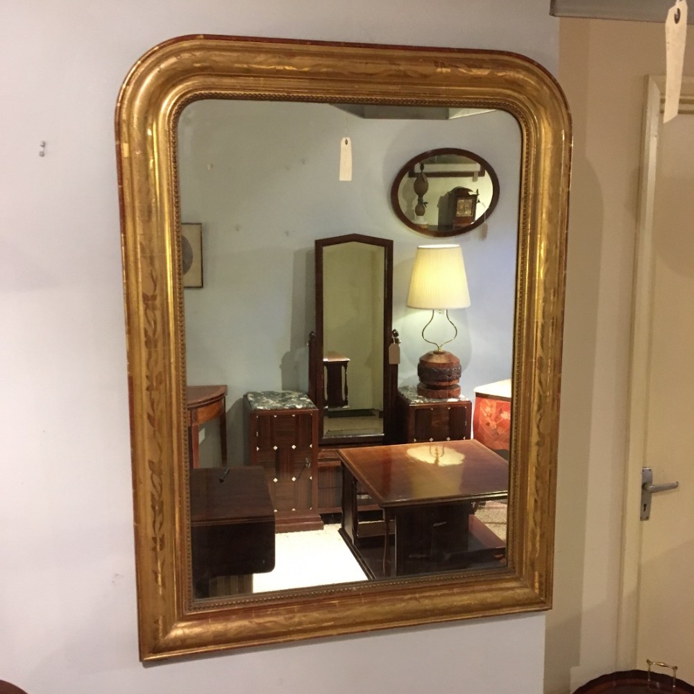 Antique gilt mirror 