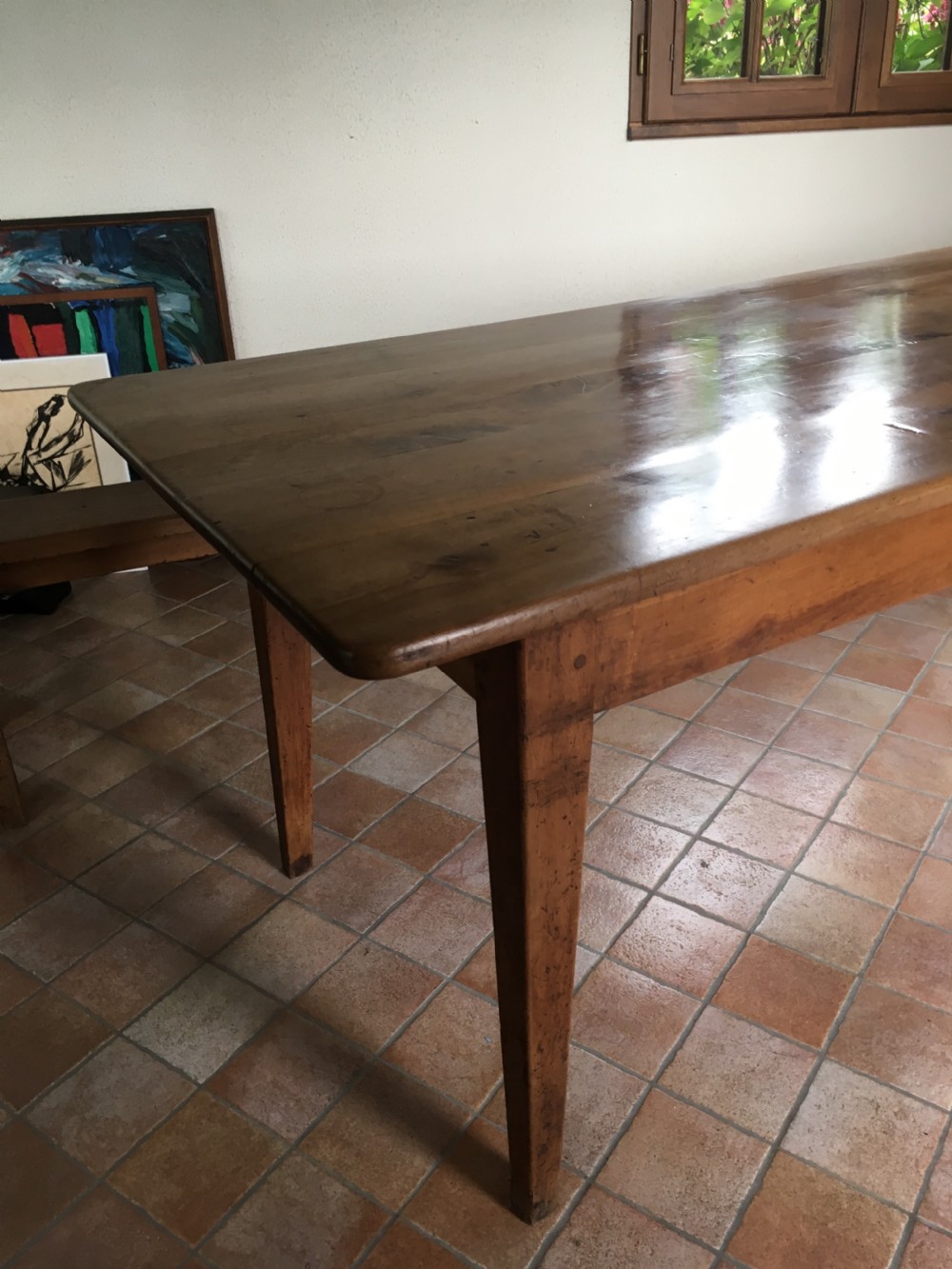 Cherrywood farmhouse table  View III