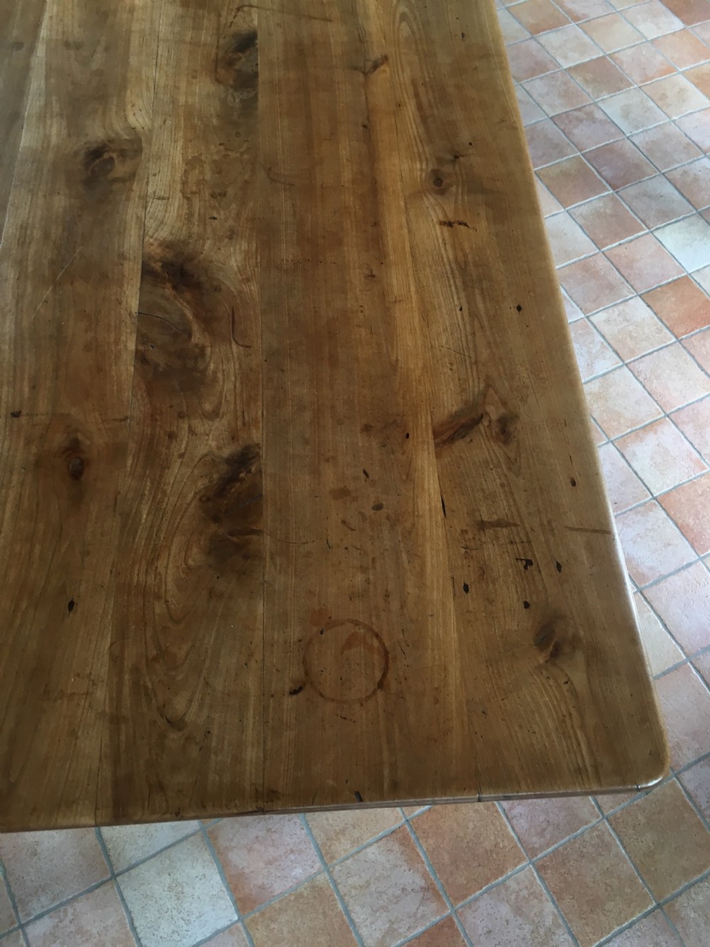 Cherrywood farmhouse table  View IV