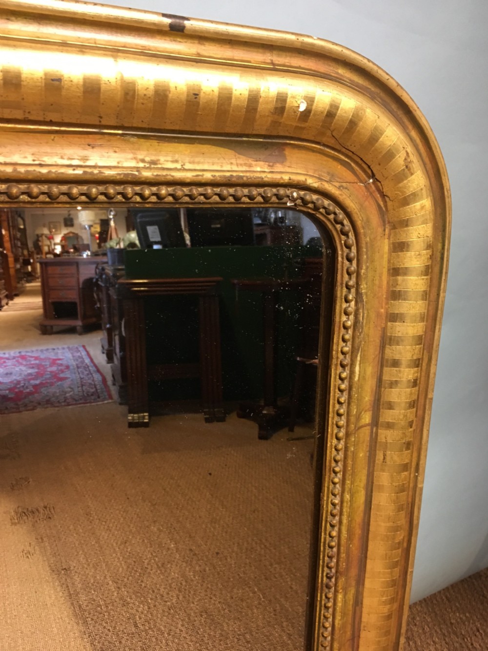 Antique gilt mirror  View II