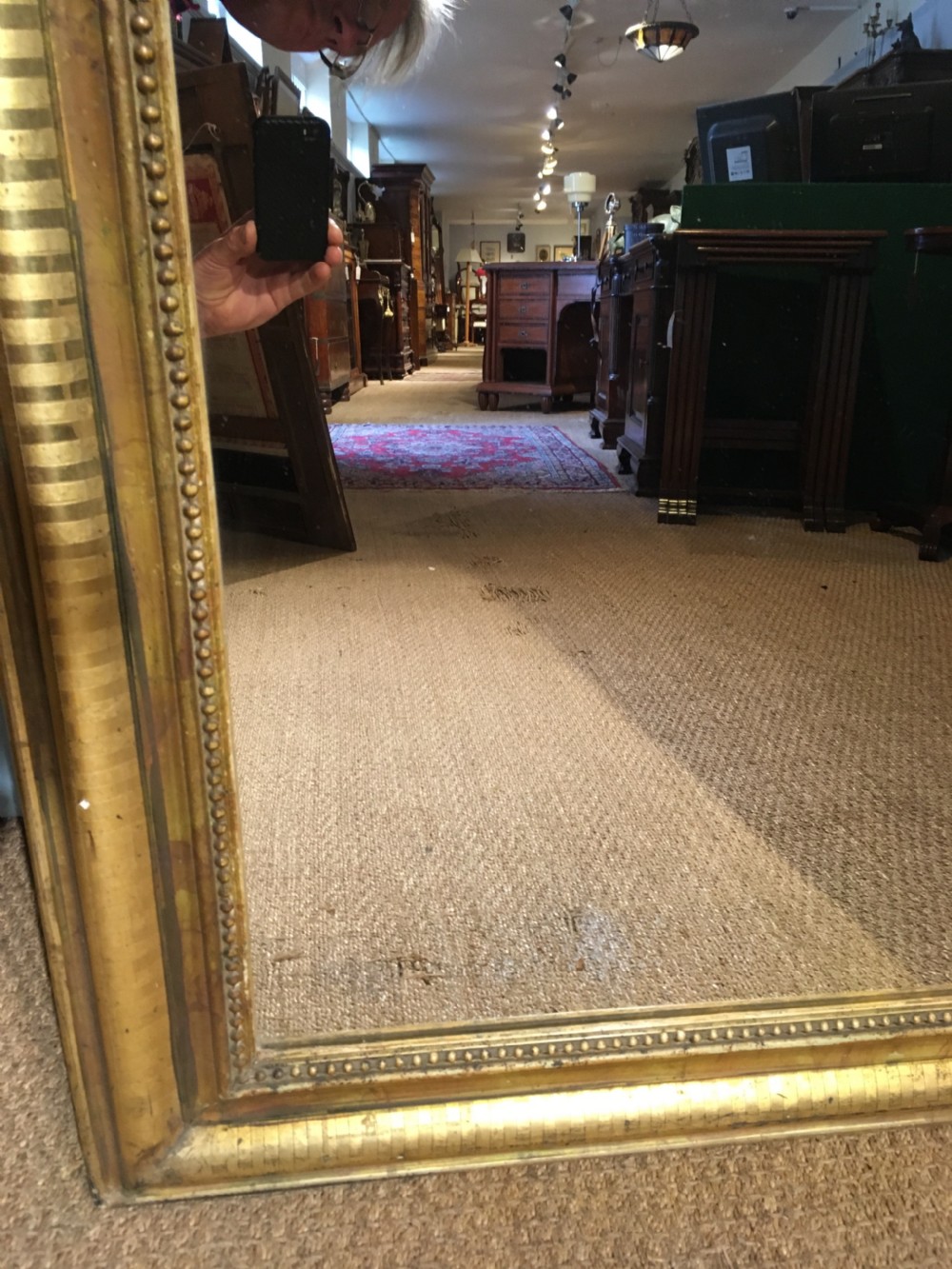 Antique gilt mirror  View III