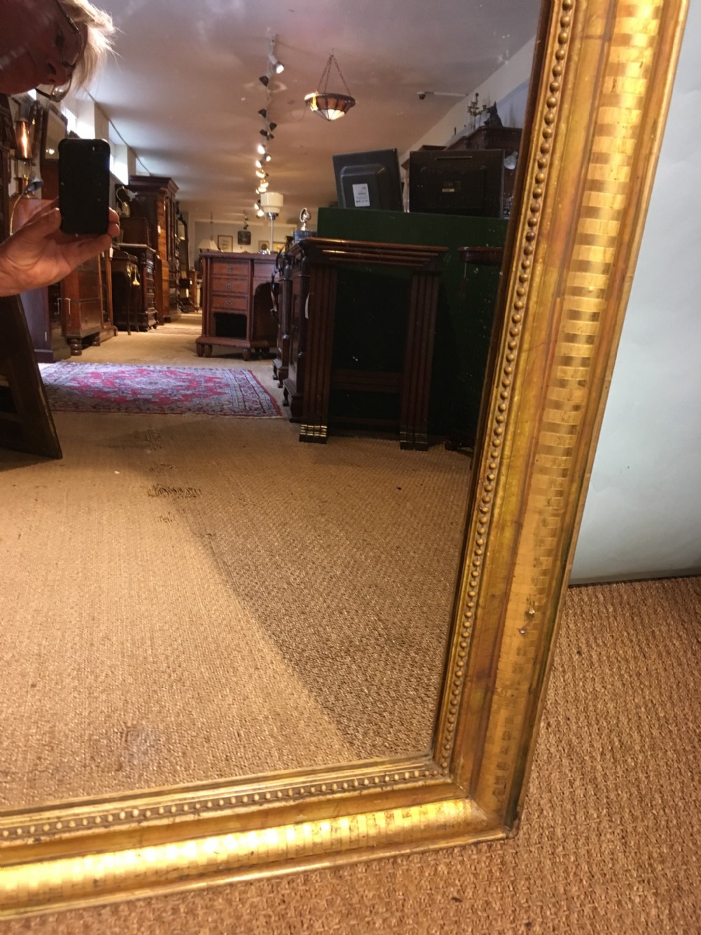 Antique gilt mirror  View IV