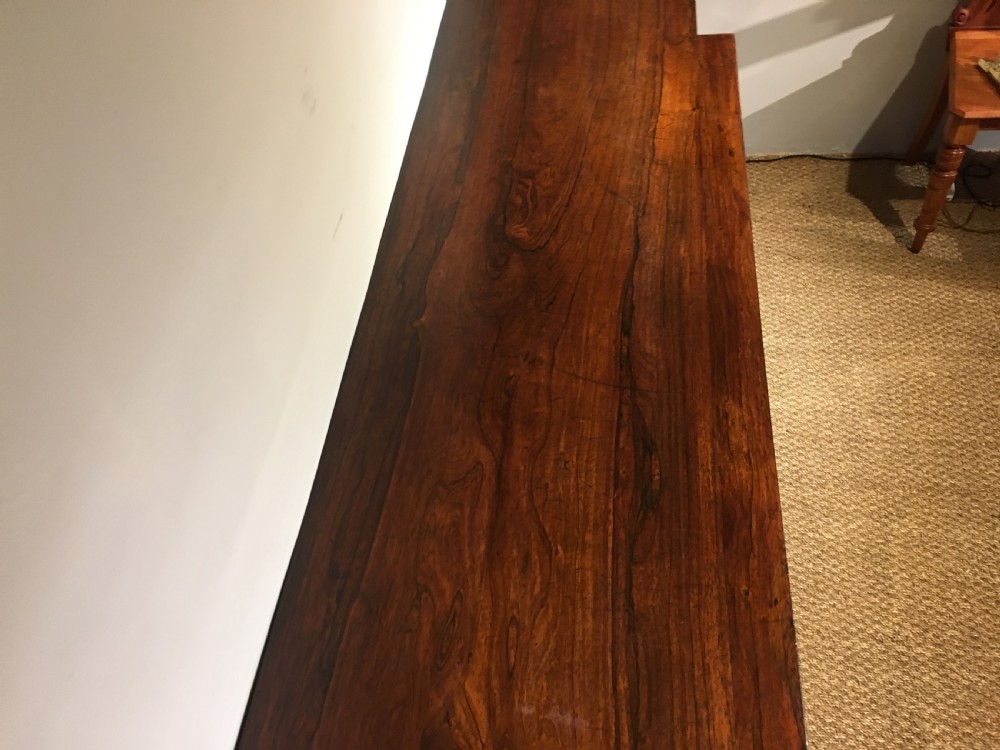 Georgian rosewood breakfront bookcase  View II