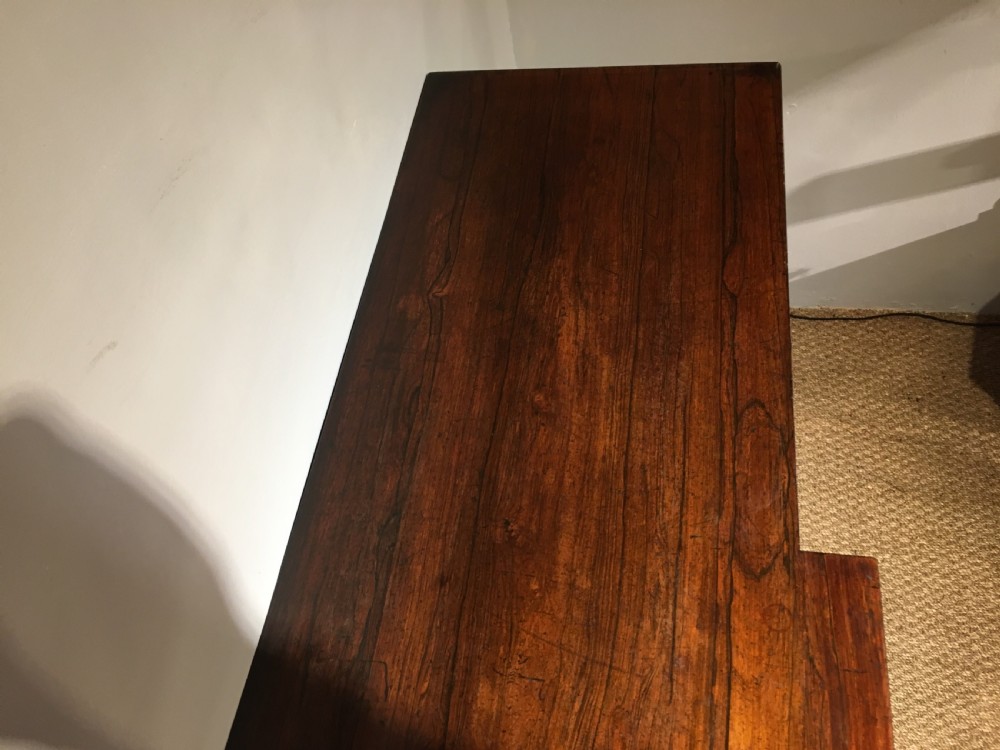 Georgian rosewood breakfront bookcase  View III