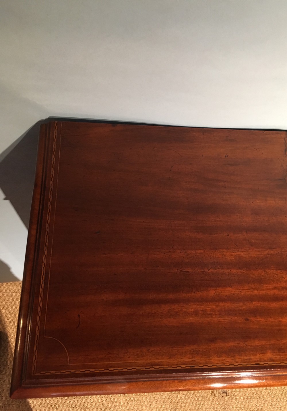 Edwardian mahogany 2 door bookcase  View II