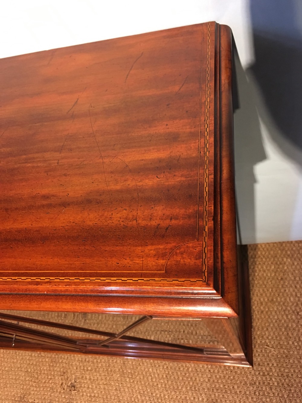 Edwardian mahogany 2 door bookcase  View III