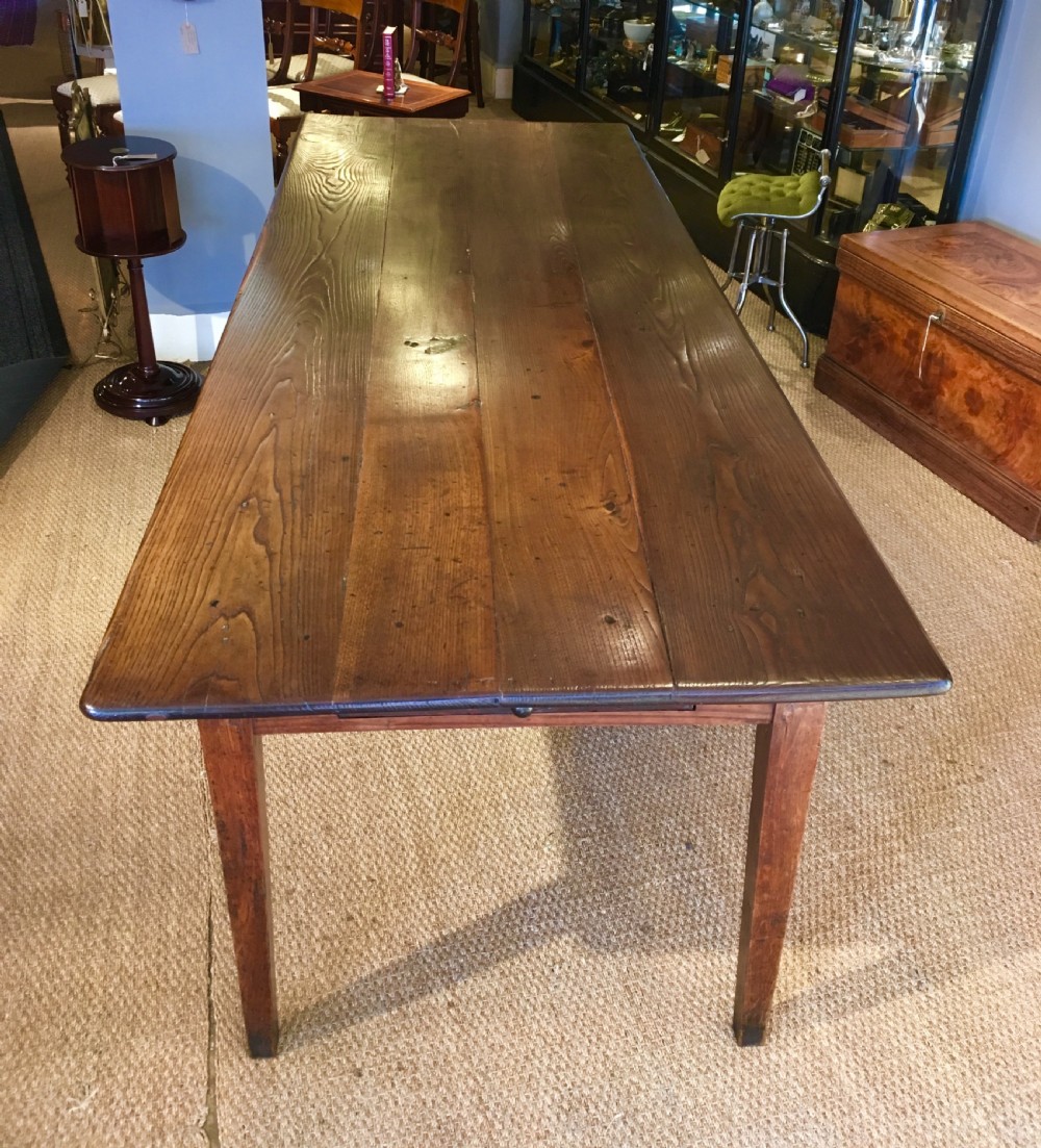 Long and wide farmhouse table 