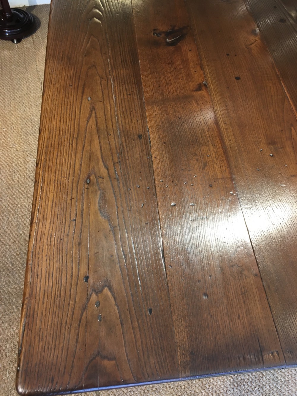 Long and wide farmhouse table  View V