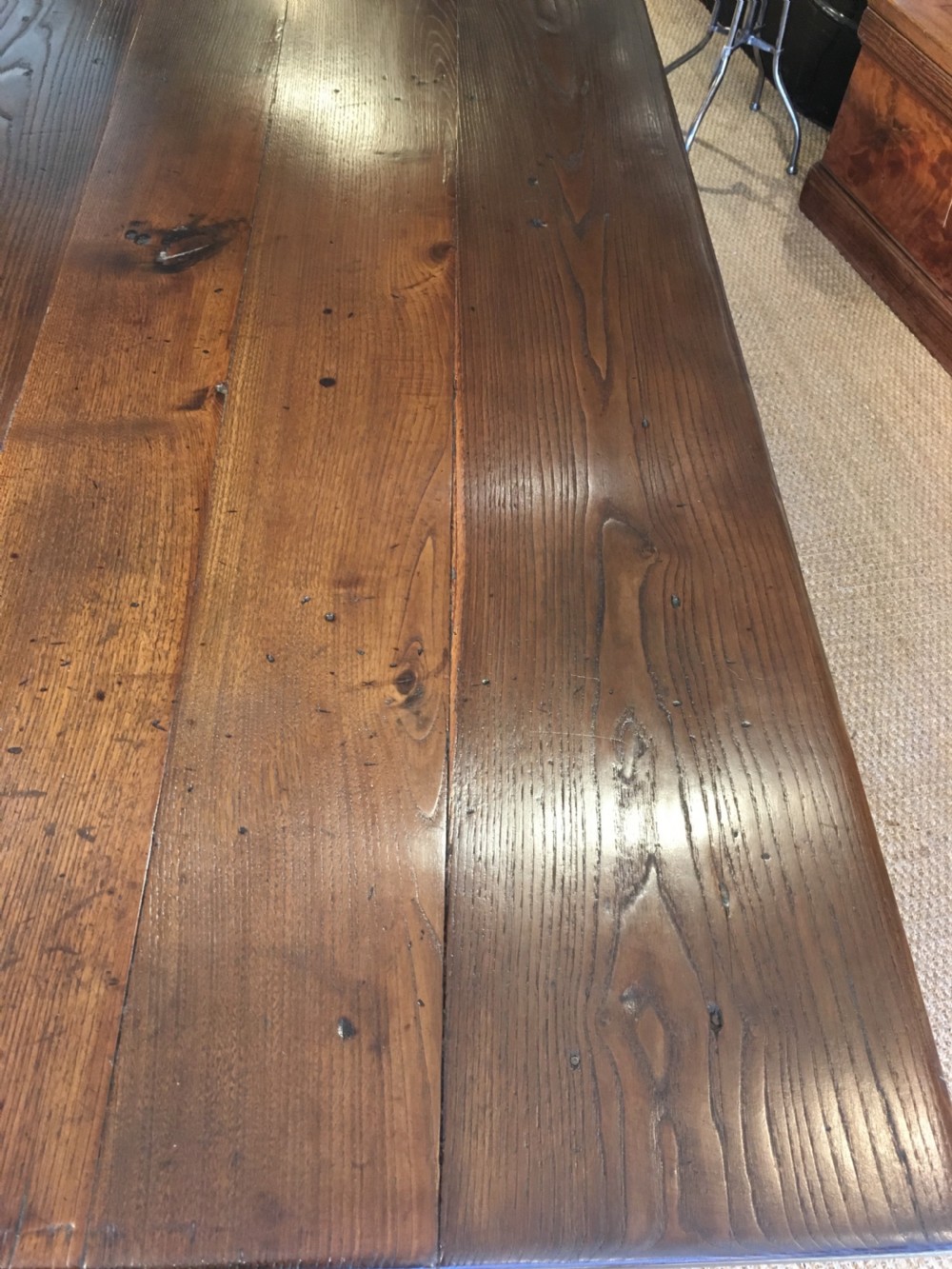 Long and wide farmhouse table  View VI