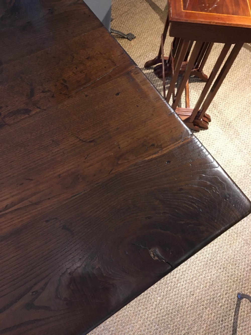 Long and wide farmhouse table  View X