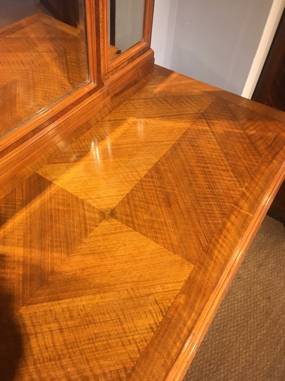 Walnut dressing table  View VI