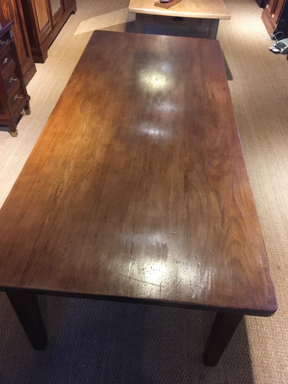 Cherrywood farmhouse table  View II