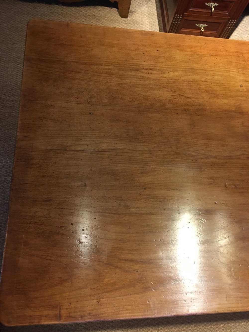 Cherrywood farmhouse table  View III