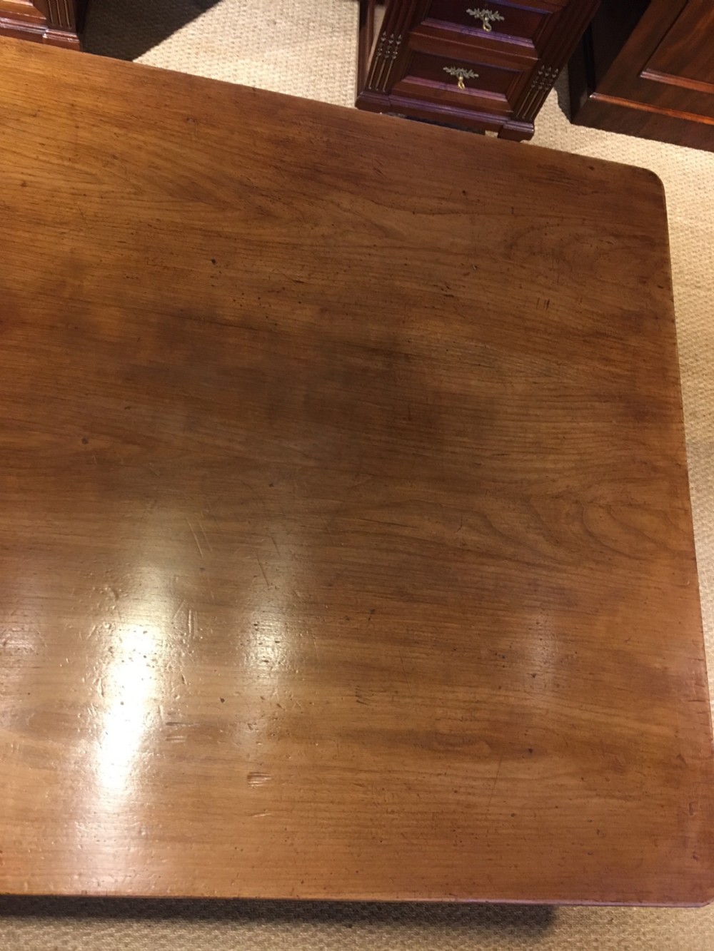Cherrywood farmhouse table  View V