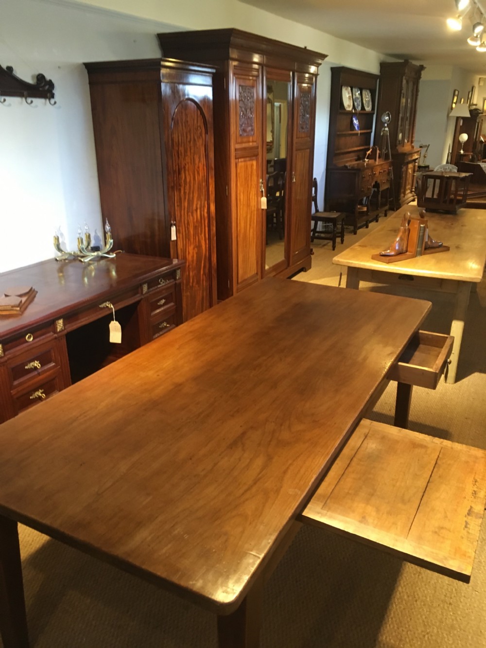 Cherrywood farmhouse table  View VIII