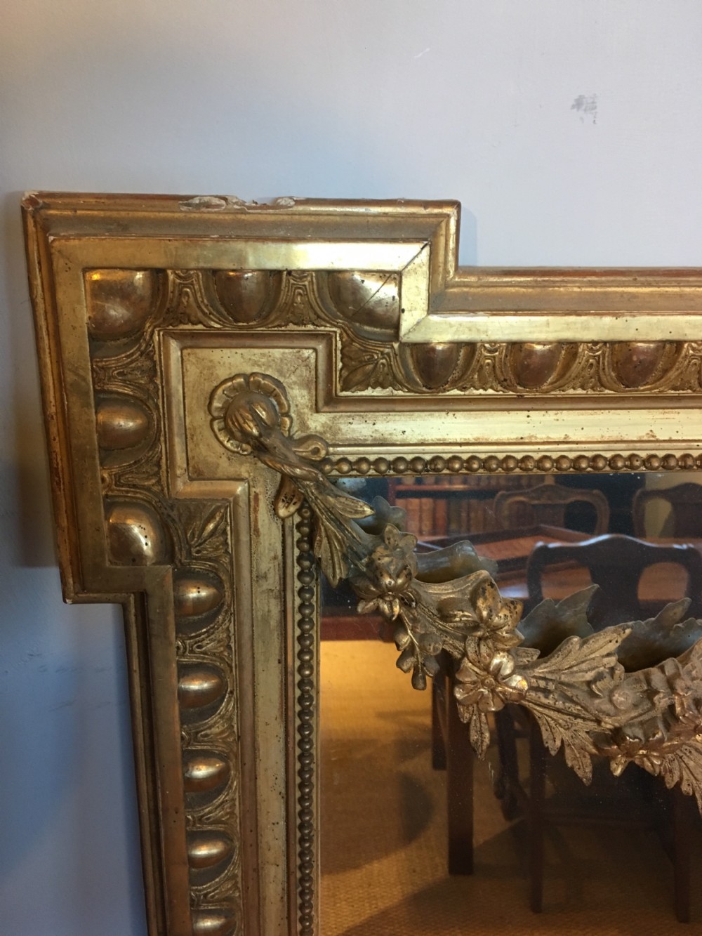 19th century gilt mirror  View II
