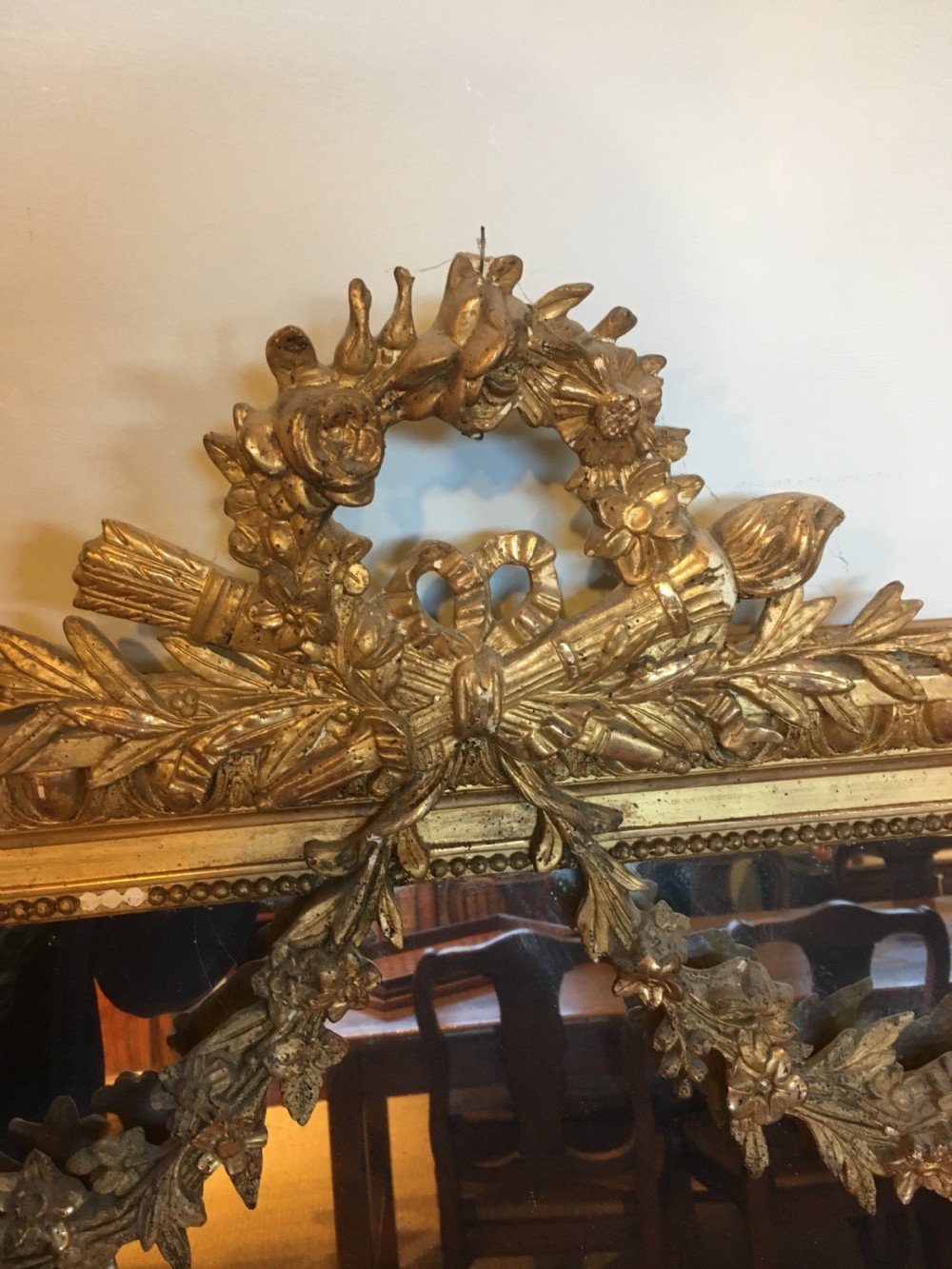 19th century gilt mirror  View III