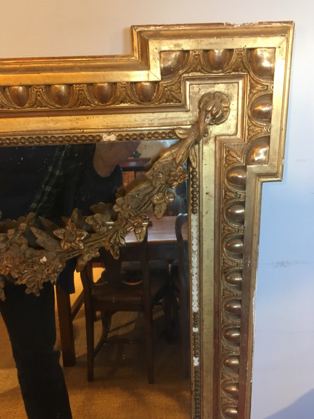 19th century gilt mirror  View IV