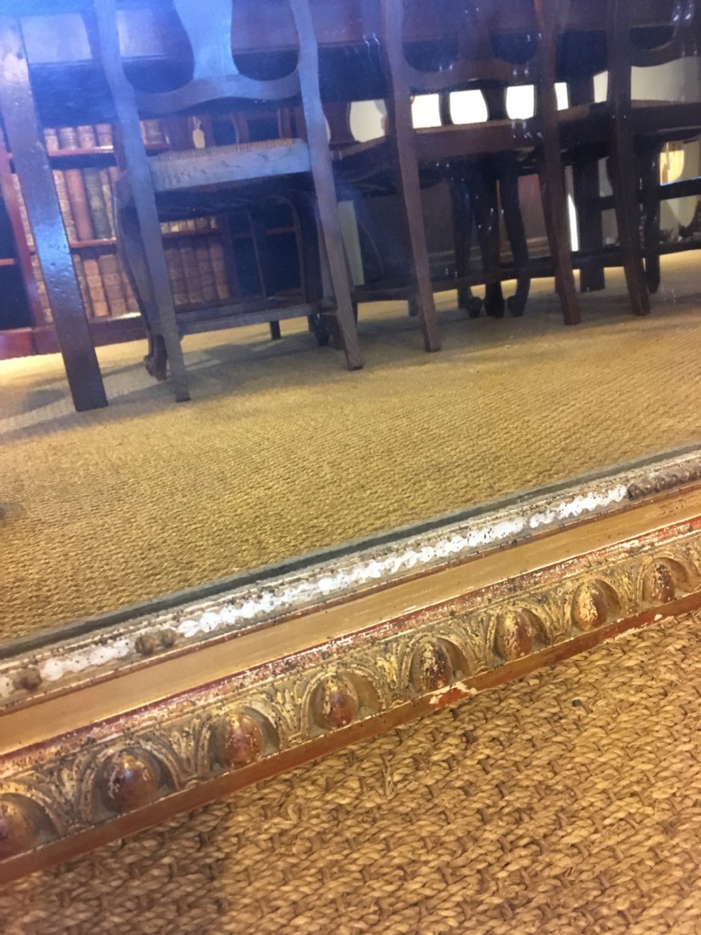 19th century gilt mirror  View VI