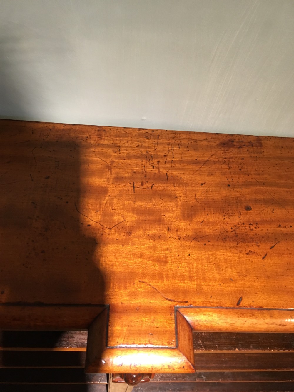 Victorian mahogany open bookcase  View VI