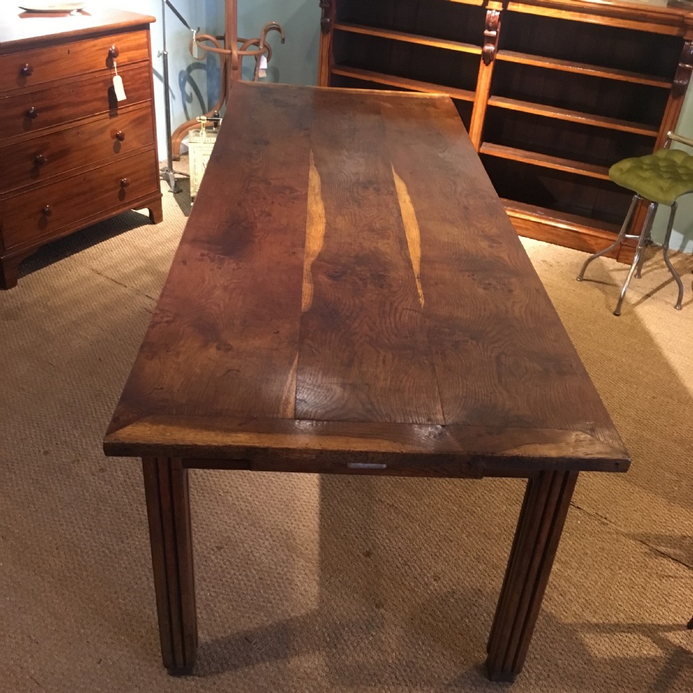 Oak farmhouse table 