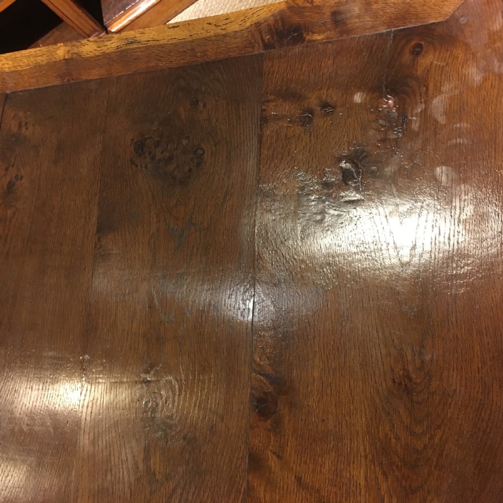 Oak farmhouse table  View VI