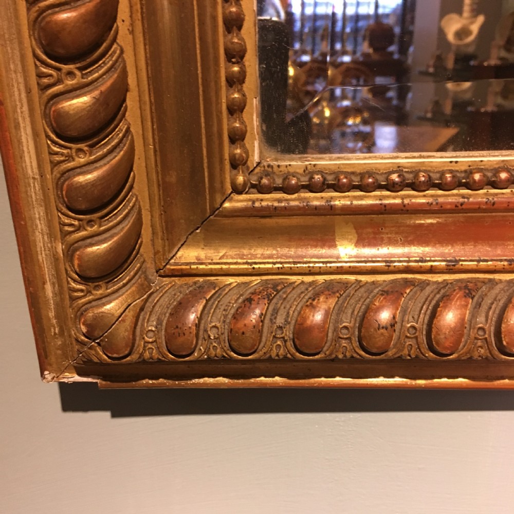 Antique gilt mirror  View V