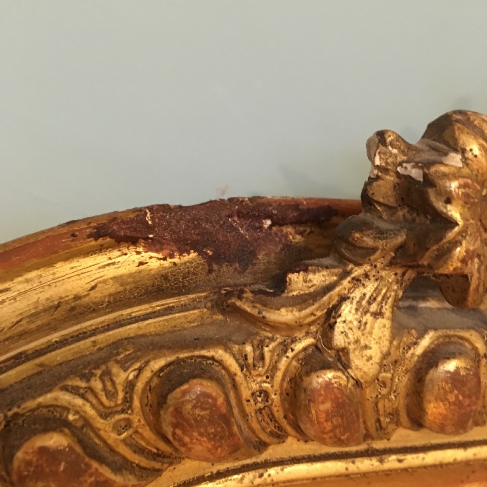 Antique gilt mirror  View VII
