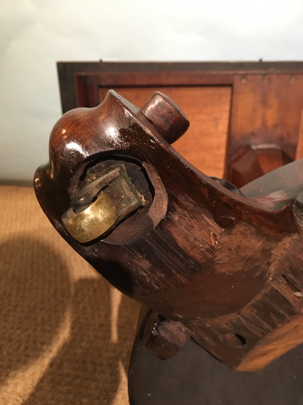 19th century rosewood card table  View XIII