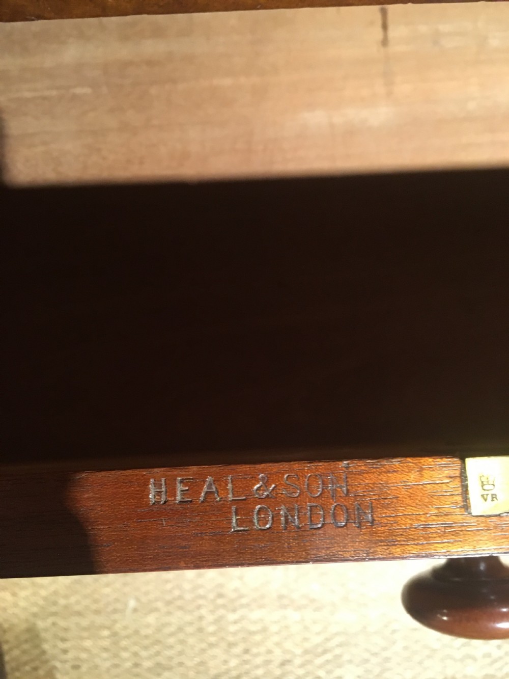 Victorian mahogany linen press  View V