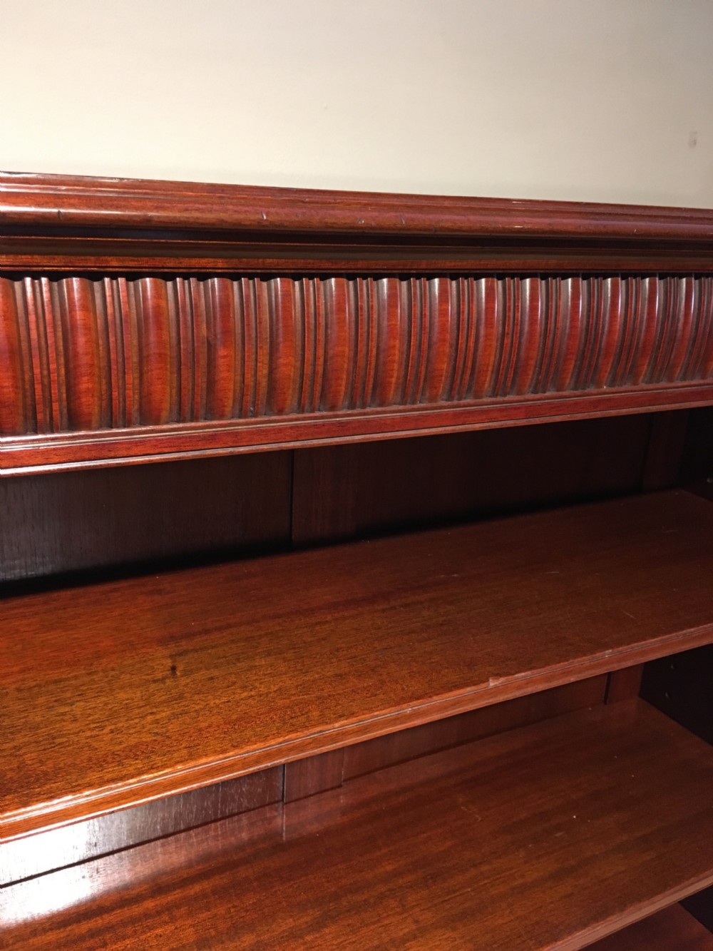 Pair of mahogany bookcases  View VI