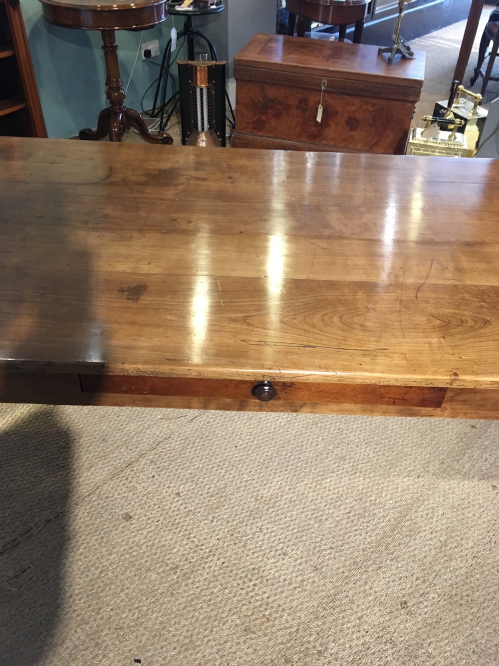 Cherrywood farmhouse table  View III